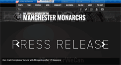 Desktop Screenshot of manchestermonarchs.com